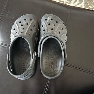 CROCS Kids Black Slip-On Sandals